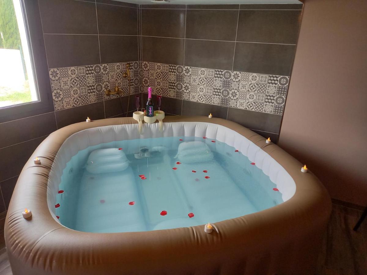הוילה Aigues-Vives  Cosy-Loft Industriel , Jacuzzi , Wifi , 6 Personnes Max מראה חיצוני תמונה